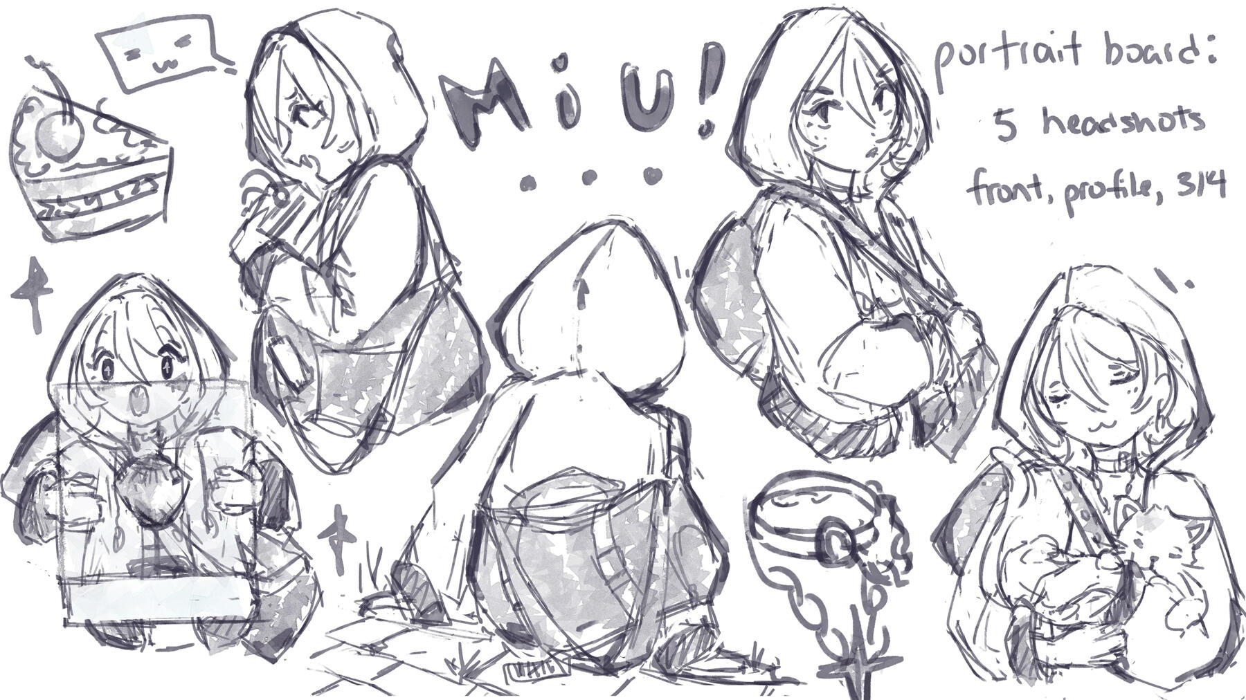 miu [OC] bust sheet